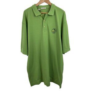 Cutter & Buck Mens Size XL Green Short Sleeve Polo Shirt 2006 Retired Military